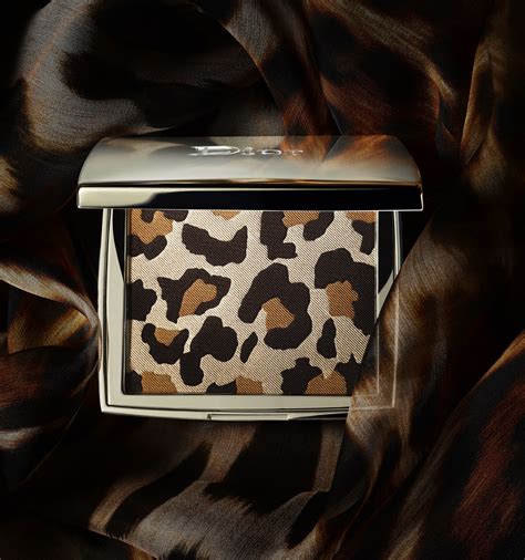 dior leopard print make up
